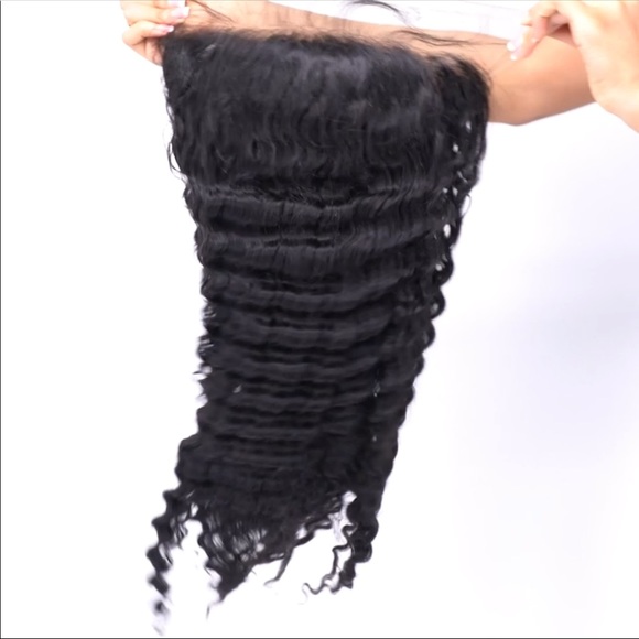 NEW Brazilian Deep Wave Front Lace Wig 10” - Picture 8 of 10